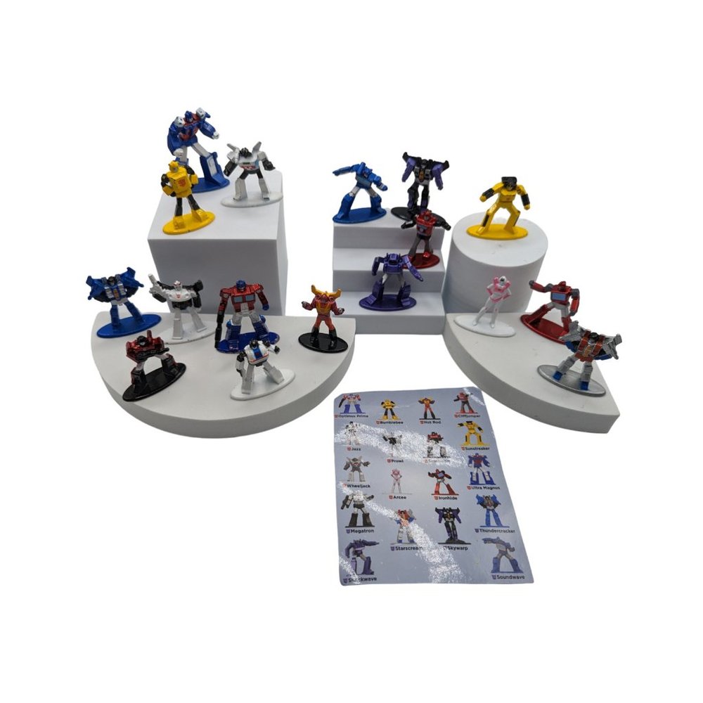 Hasbro Jada Toys Transformer Nano Metalfigs Die-Cast Figures Set of 17 - Picture 2 of 14